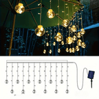 Outdoor Solar Bubble String Lights – 8 Modes