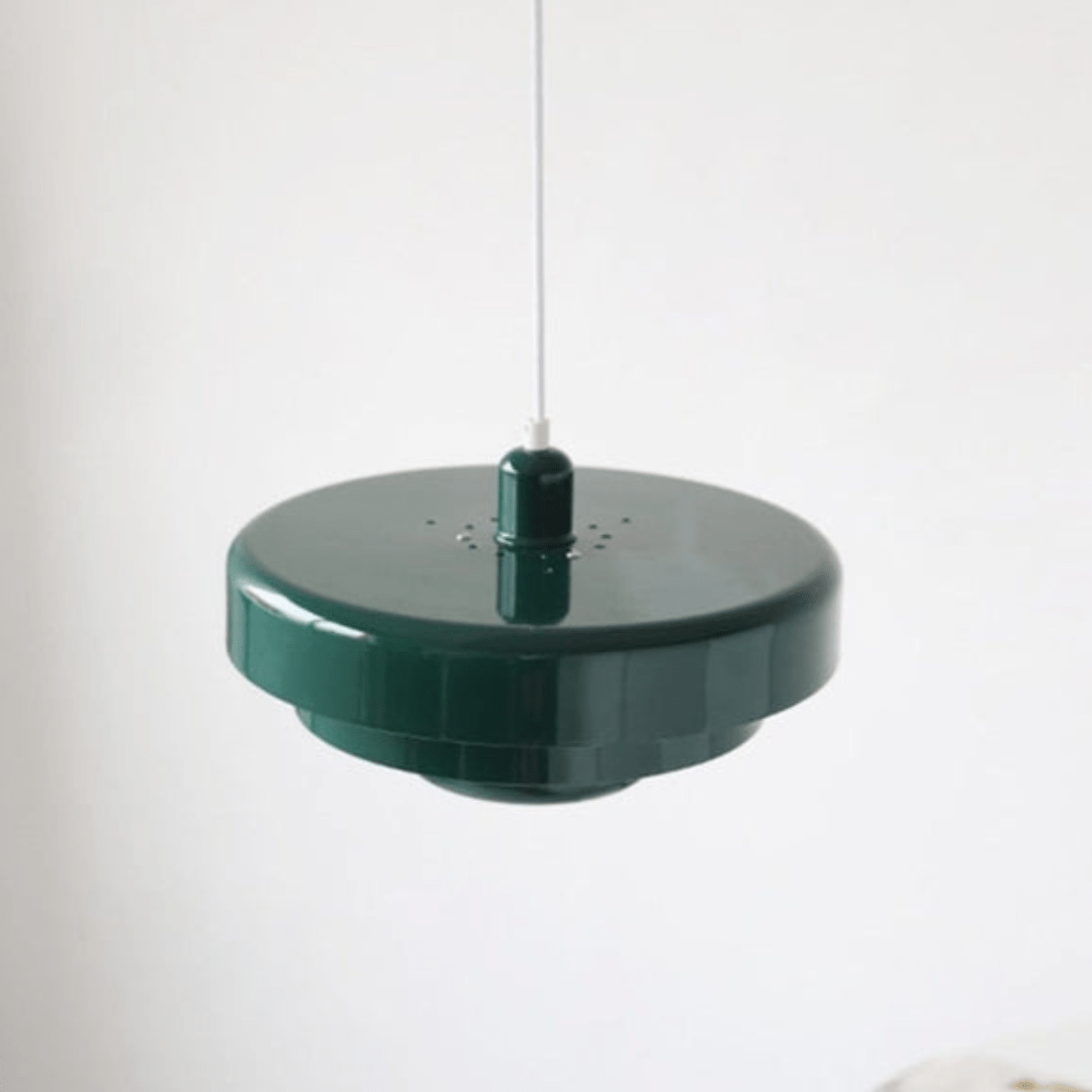 Elegant three-level pendant light in macaron colors