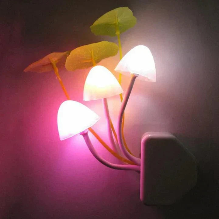 Mushroom Night Light LED – Energy Saving with Smart Sensor | Magical Mood Lighting for Children's Room