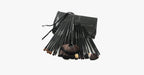 24-piece Jet Black Make-Up Brush Set