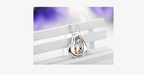 Double Heart Gold-Silver Coating Pendant - Fashionable Lobster Clasp Gold-Plated Pendant for You
