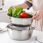 Master Chop - Stylish 3-in-1 Cutting Drawer made of stainless steel
