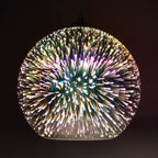 SPARKDOME – 3D Glass Dome Pendant Light with Colorful Illumination
