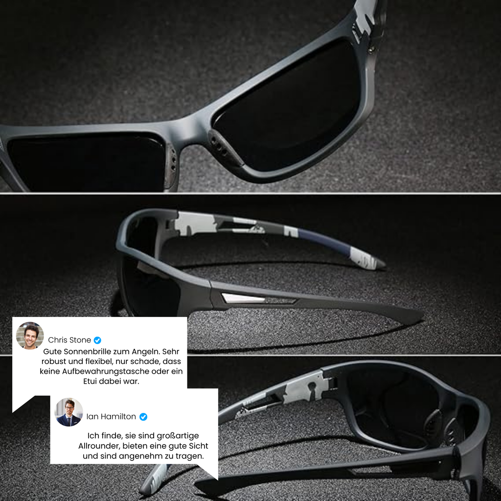 Polarized Sunglasses – 100% UV Protection & Polarized Lenses for Sports & Leisure | Scratch-resistant & Lightweight