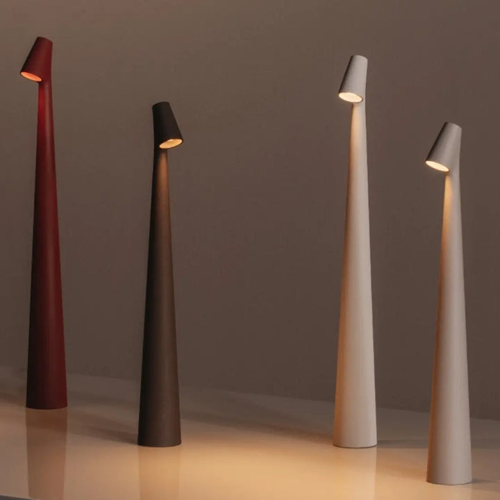Sculpting table lamp