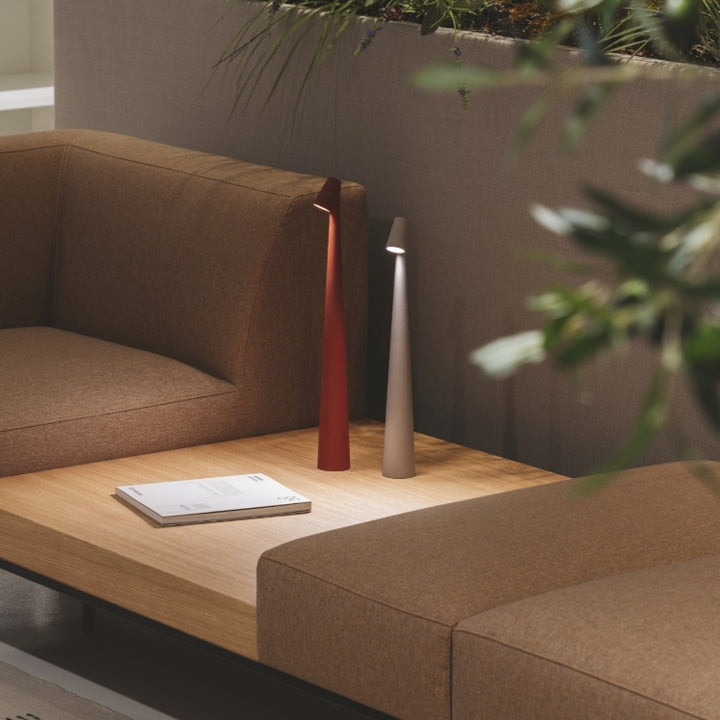 Sculpting table lamp