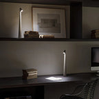 Sculpting Table Lamp Wireless LED Lamp Solid Aluminium 10000mAh Battery 3-Level Dimming CRI 90 USB-C Charging Port Warm White 2700K