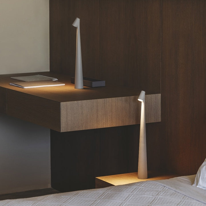 Sculpting table lamp