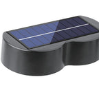 Solar fence lights outdoor wall lights Waterproof IP65, Warm white & RGB 8 specific fixed colors for fence wall step deck patio