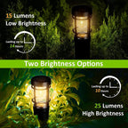 Solar path lights, solar outdoor lights up to 14 hrs. Outdoor waterproof, IP65 waterproof solar garden lights for paths walkways