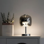 Portable - Elegant table lamp made of mirror glass
