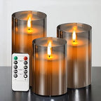 LuxeLumen LED Candle Set | Elegant LED candles with remote control for atmospheric ambiance