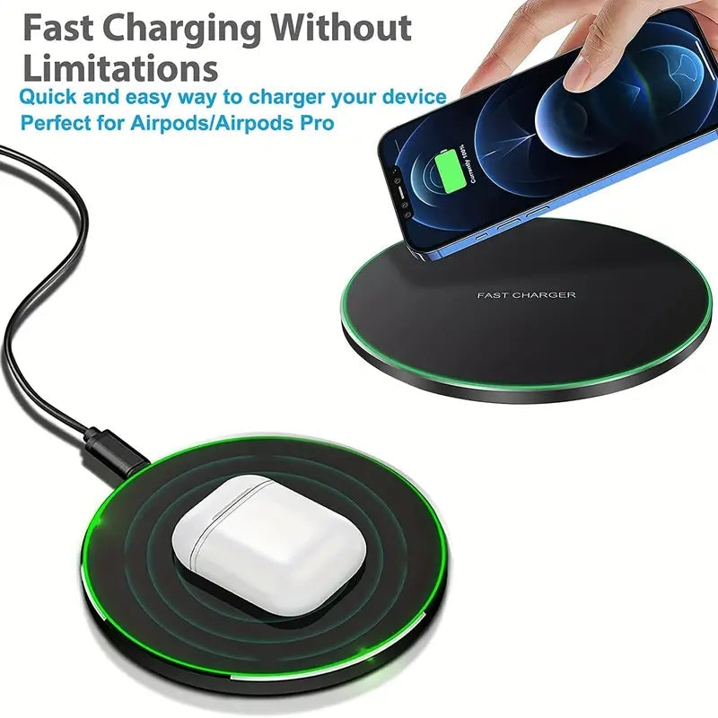 30W WIRELESS FAST CHARGER FOR IPHONE & OTHER DEVICES | INDUCTION CHARGER