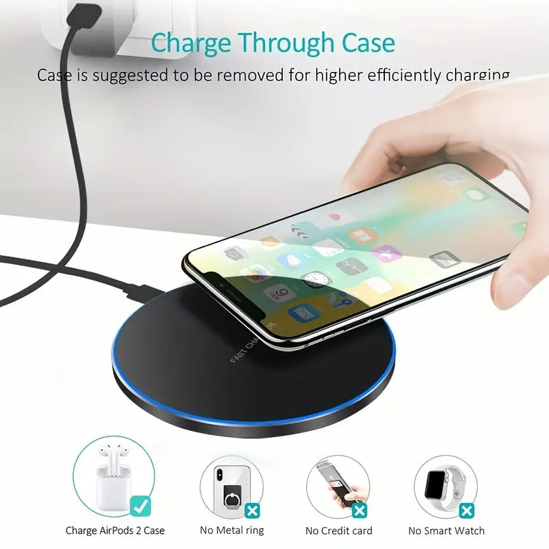 30W WIRELESS FAST CHARGER FOR IPHONE & OTHER DEVICES | INDUCTION CHARGER