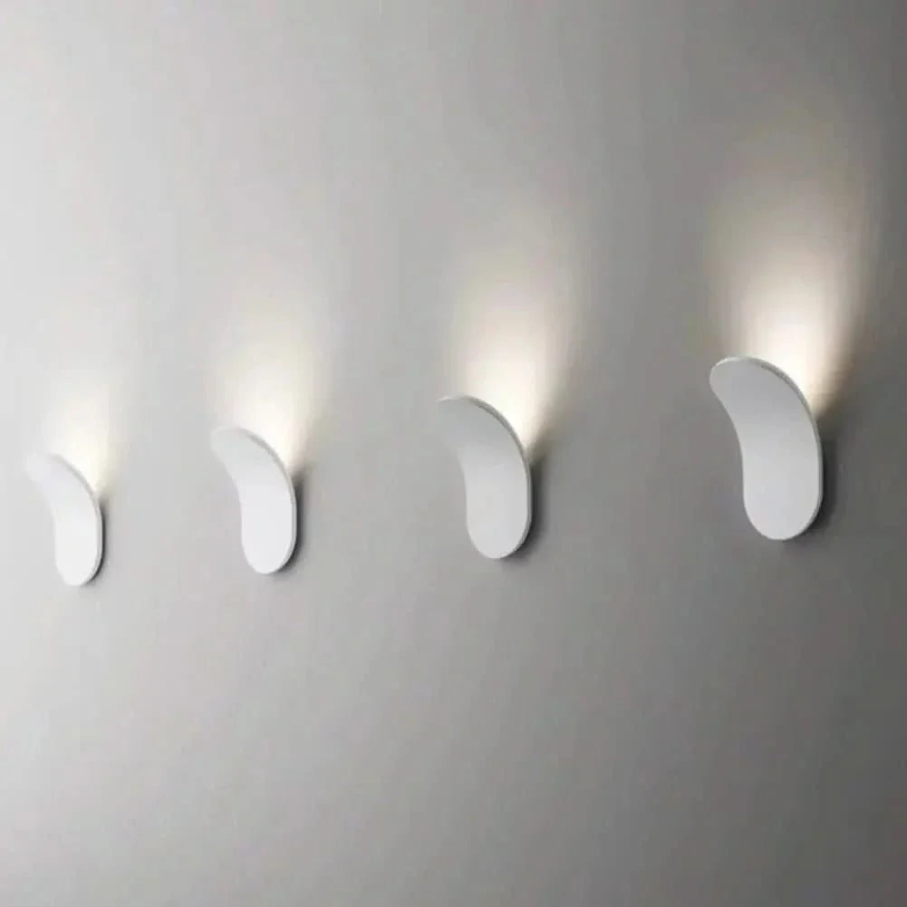 Modern Curved Wall Lamp with LED Light