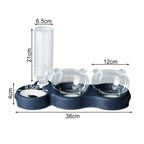 FEASTFLOW – 3-in-1 Elevated Feeding Station with Automatic Water Dispenser