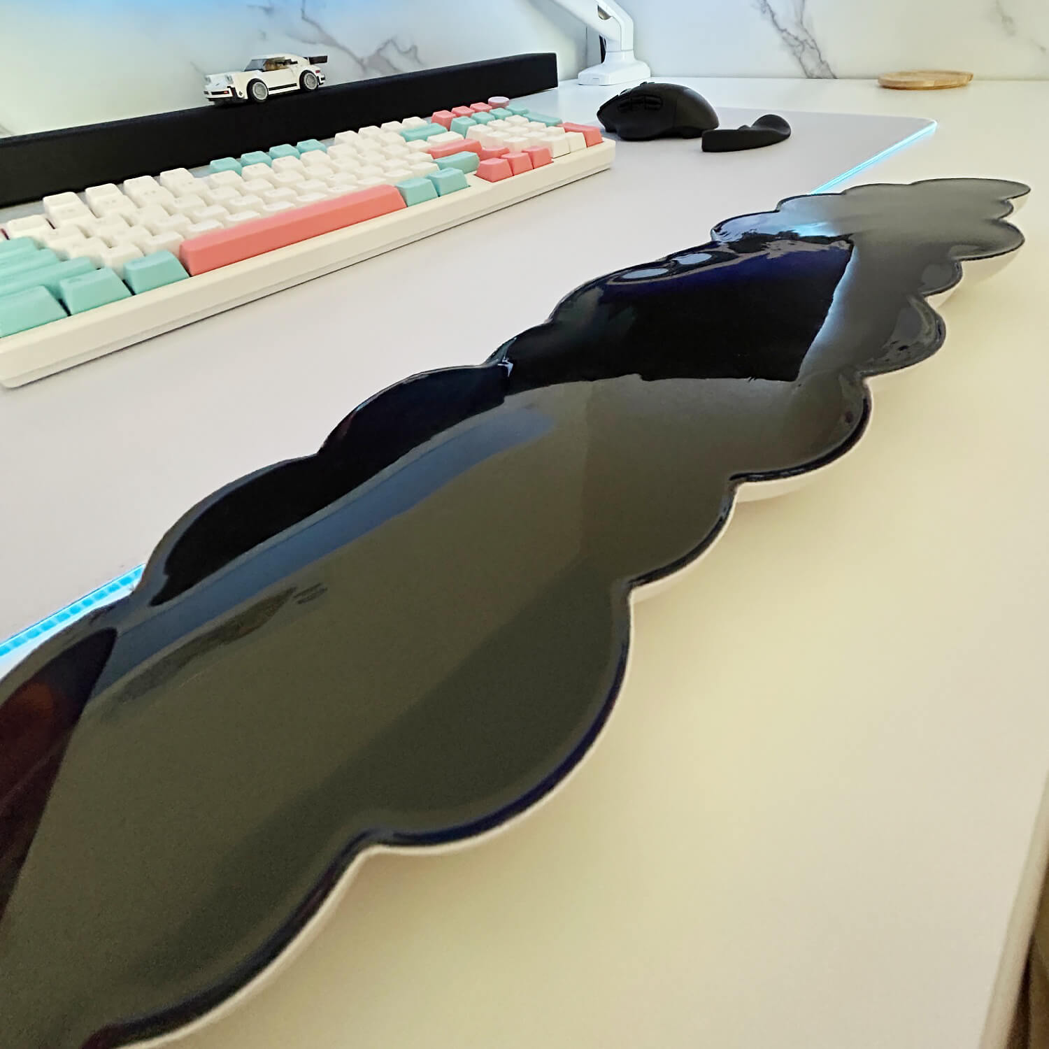 Cloud-shaped Keyboard & Mouse Wrist Rest