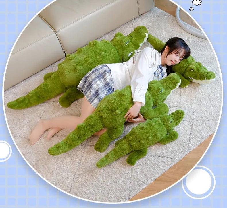 Angry Giant Green Crocodile Plushies