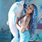 Aqua & Pink The Dolphins