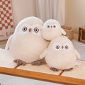 Biege Shocked Chonky Owl Plushie