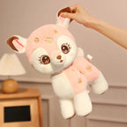 Blossom & Maple Kawaii Pink Brown Deer Plushies