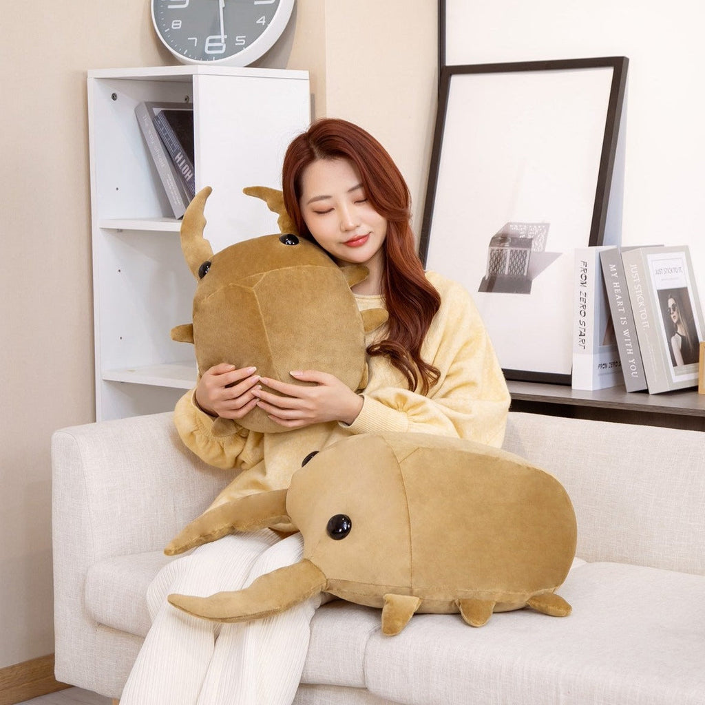 Brown Kawaii Dung Beetles Plushies