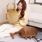 Brown Kawaii Dung Beetles Plushies