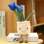 Bubbly Tulip Flower Pot Plush