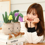 Fuzzy Fella Flower Pot Plush