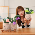 Fuzzy Fella Flower Pot Plush