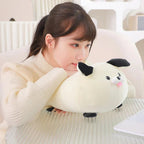 Cheerful White Brown Dog Plushies