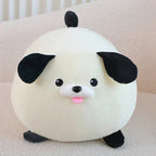 Cheerful White Brown Dog Plushies