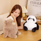 Chonky Fat Bear Panda Polar Bear Plushies