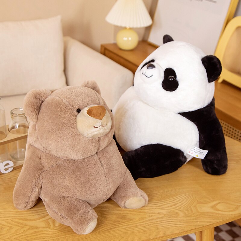 Chonky Fat Bear Panda Polar Bear Plushies
