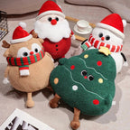 Chubby Christmas Tree Reindeer Santa Snowman Plushies