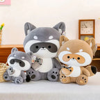 Coonie and Goonie the Raccoon Plushie Buddies