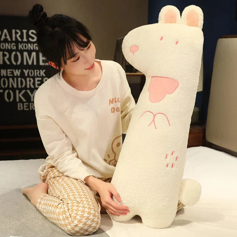 Cuddly Bunny Fox Wolf Long Pancake Plushies