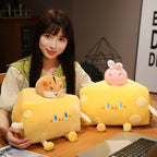 Cute Cheese Block Plushie