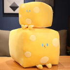 Cute Cube Cheese Block Plushie