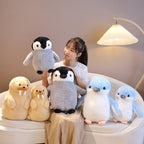 Cute Fluffy Penguin Walrus Plushies