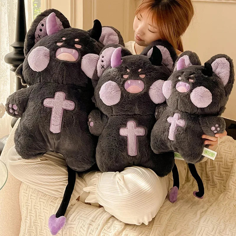 Evil Kawaii Fluffy Fox Halloween Plushies