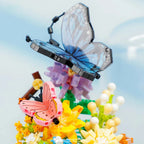 Flowers Insects Butterfly Bee Nano Building Blocks
