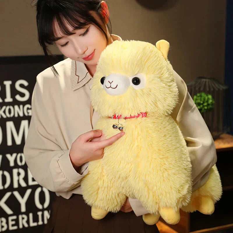Fluffy Alpaca Llama Plushies with Bell