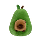 Fluffy Avocado Capybara Plushie
