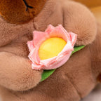 Fluffy Capybara & Monkey Plushie Pals