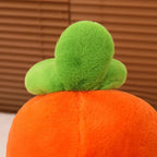 Fluffy Carrot Plushie with Mini Hanging Carrots