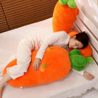 Fluffy Carrot Plushie with Mini Hanging Carrots