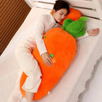 Fluffy Carrot Plushie with Mini Hanging Carrots