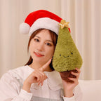 Fluffy Christmas Tree Reindeer Plushie