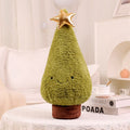 Fluffy Christmas Tree Reindeer Plushie